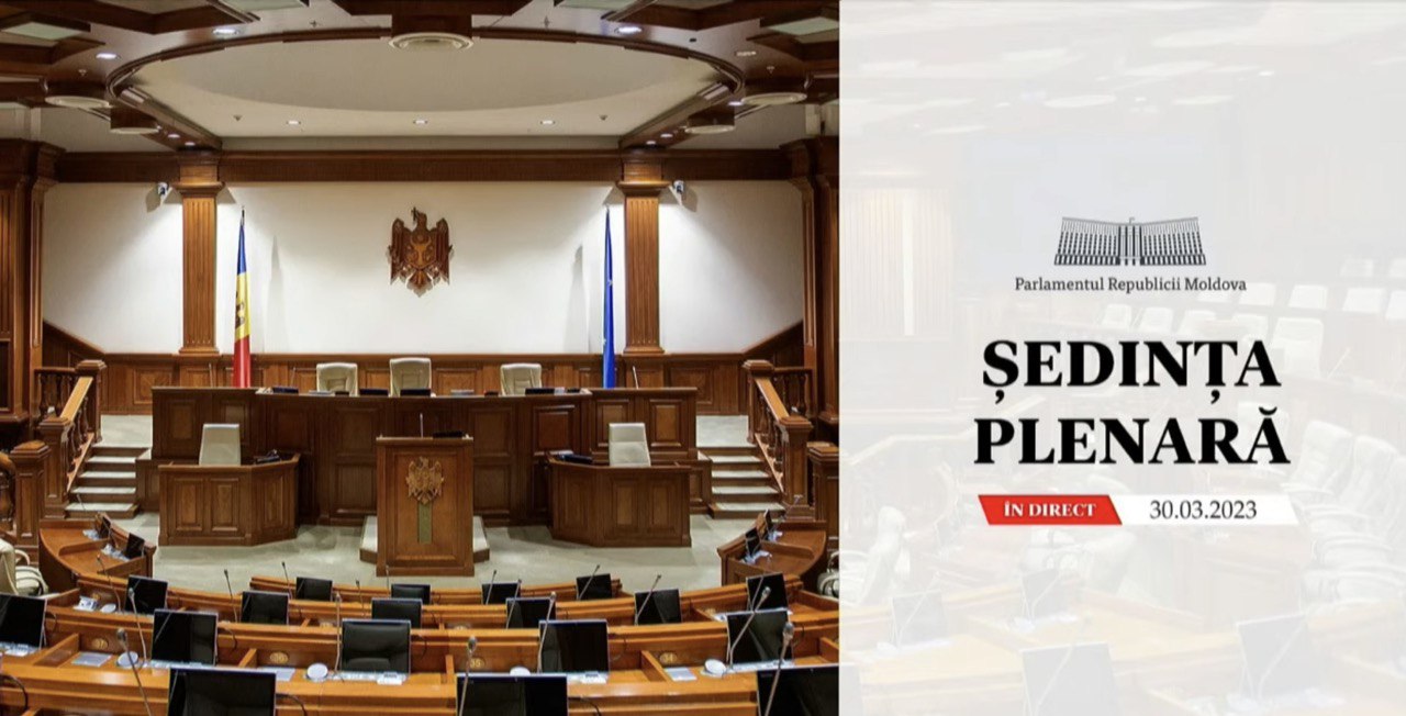 LIVE | Ședința plenară a Parlamentului – 30 martie 2023
