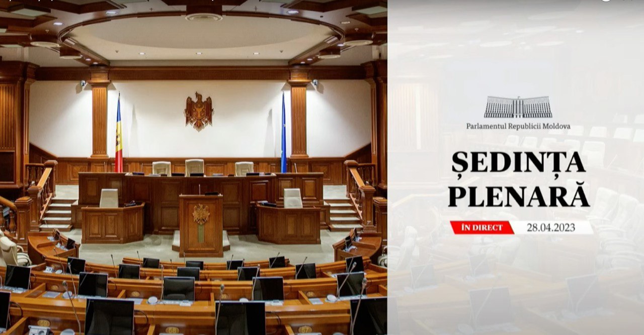 LIVE | Ședința plenară a Parlamentului – 28 aprilie 2023