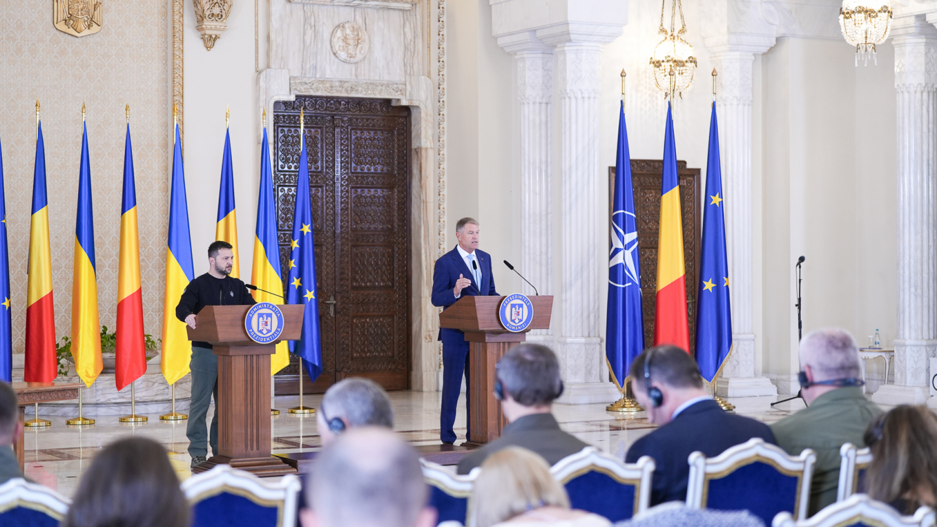 Klaus Iohannis: Voi pleda pentru deschiderea negocierilor de aderare a Ucrainei şi Republicii Moldova la UE până la finalul anului 2023 