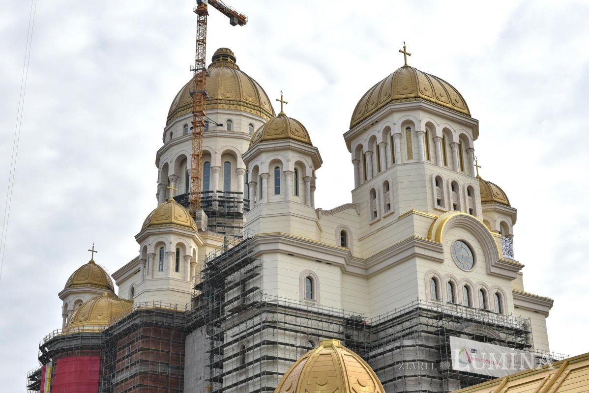 GALERIE FOTO | Cinci ani de la sfințirea Altarului Catedralei Naționale din București. Vezi cum au evoluat lucrările între timp